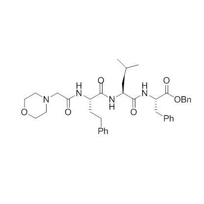 2-((S)-4-甲基-2-((S)-2-(2-嗎(ma)啉代乙酰氨基)-4-苯基丁酰胺基)戊酰氨基)-3-(S)-苯基丙酸苄酯